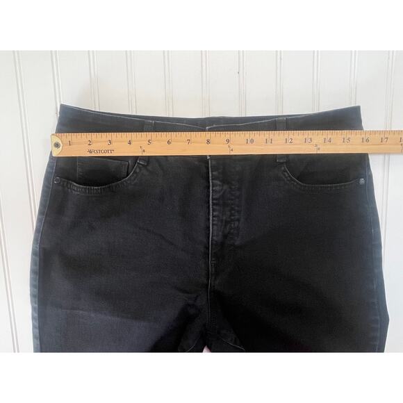 Bandolini Amy Black Straight Leg Jeans Denim Size Womens 14 - Picture 6 of 8